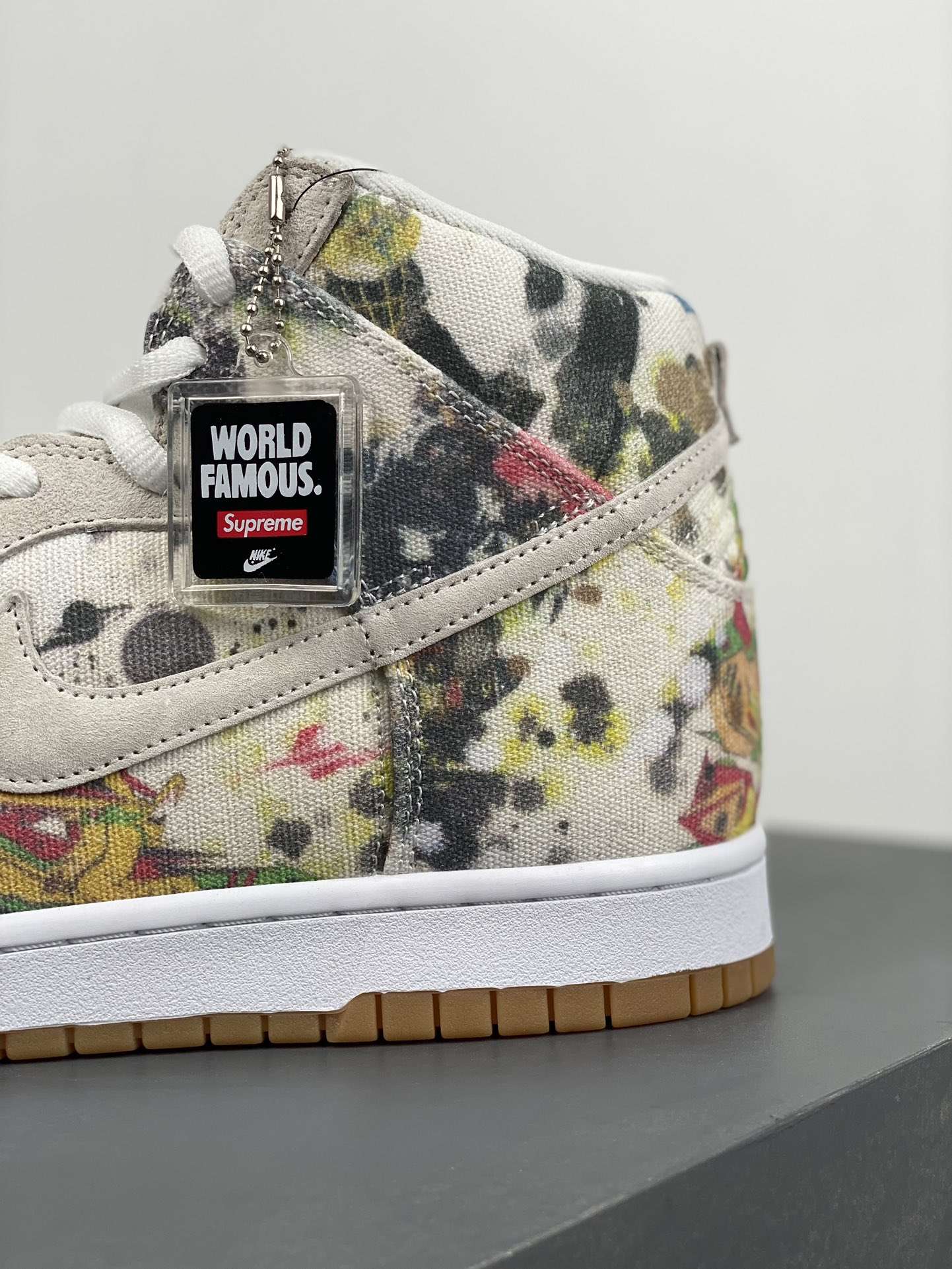 Kickswho Supreme x Nike Dunk SB High " Rammellzee " FD8779-100 - Image 4