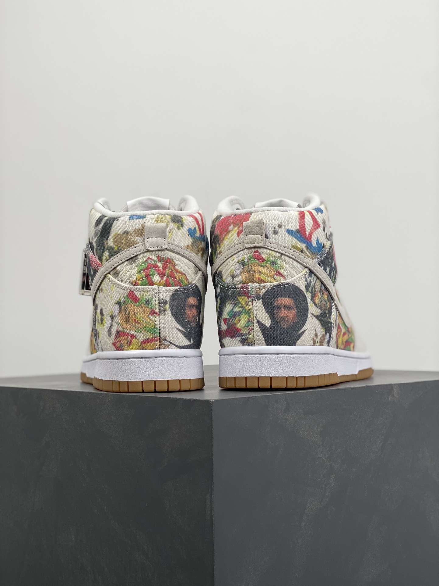 Kickswho Supreme x Nike Dunk SB High " Rammellzee " FD8779-100 - Image 8