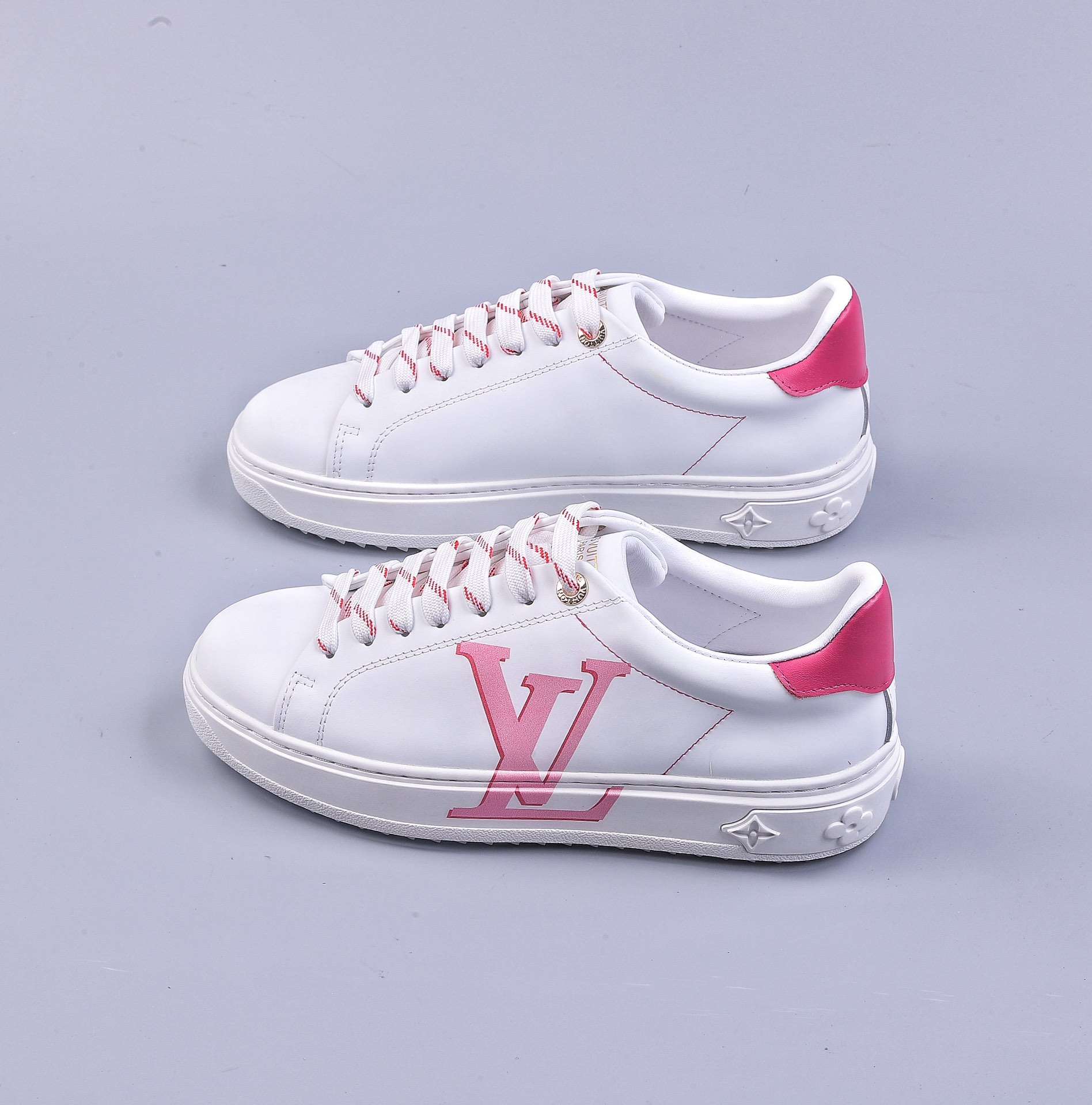 KICKWHO Louis Vuitton Trainer Time Out Sneakers Pink - Image 2