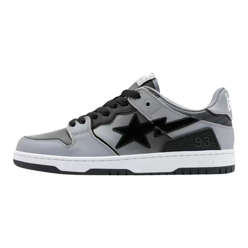 Kickswho A Bathing Ape Bape SK8 Sta Grey Gradation - Image 2