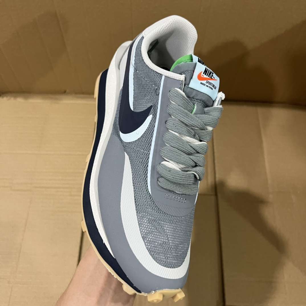KICKWHO Nike LD Waffle sacai CLOT Kiss of Death 2 Cool Grey DH3114-001 - Image 2