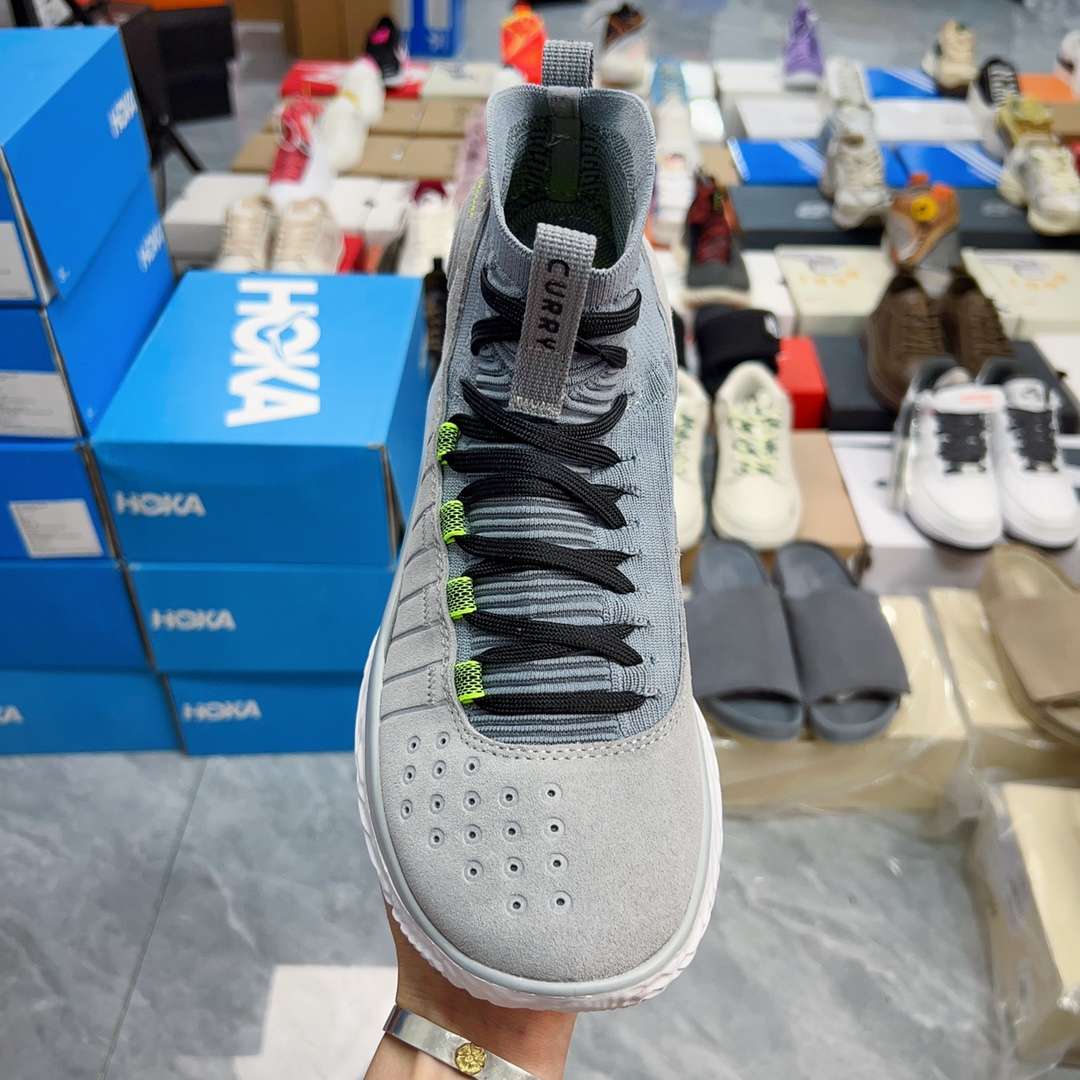 KICKWHO Under Armour Curry 4 Flotro Grey - Image 2