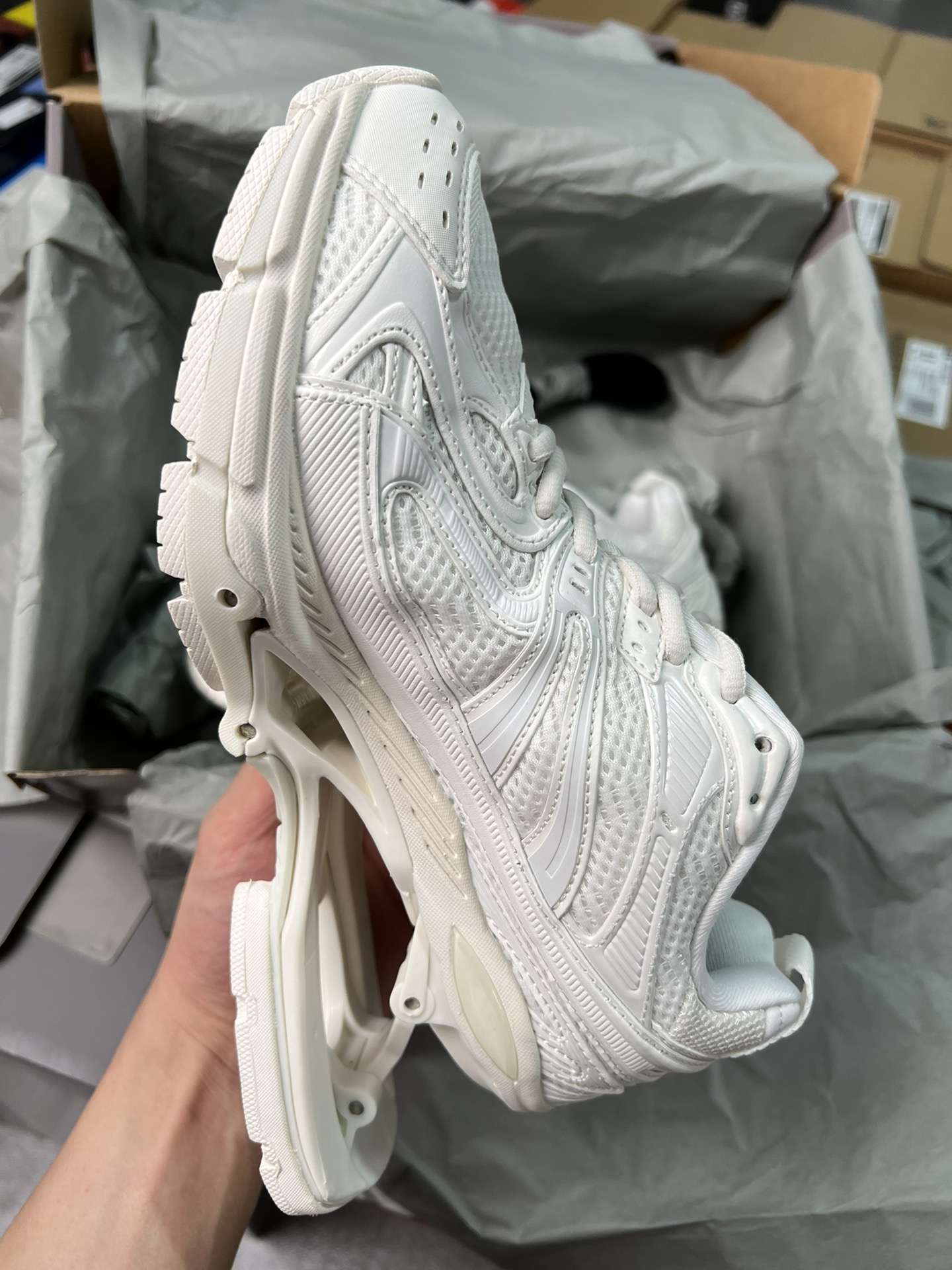 Kickswho BALENCIAGA X-Pander Sneakers White - Image 4