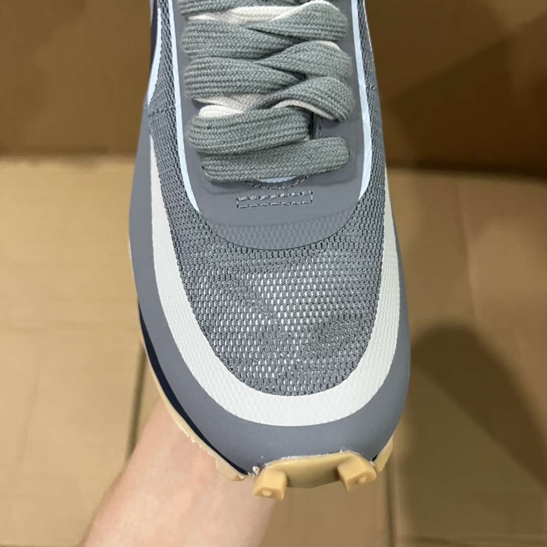 KICKWHO Nike LD Waffle sacai CLOT Kiss of Death 2 Cool Grey DH3114-001 - Image 4