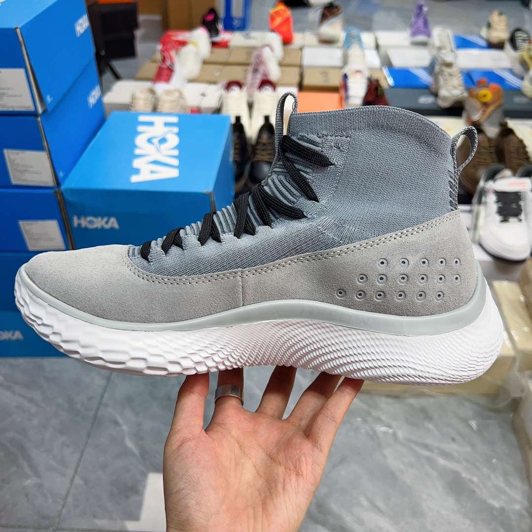 KICKWHO Under Armour Curry 4 Flotro Grey - Image 4