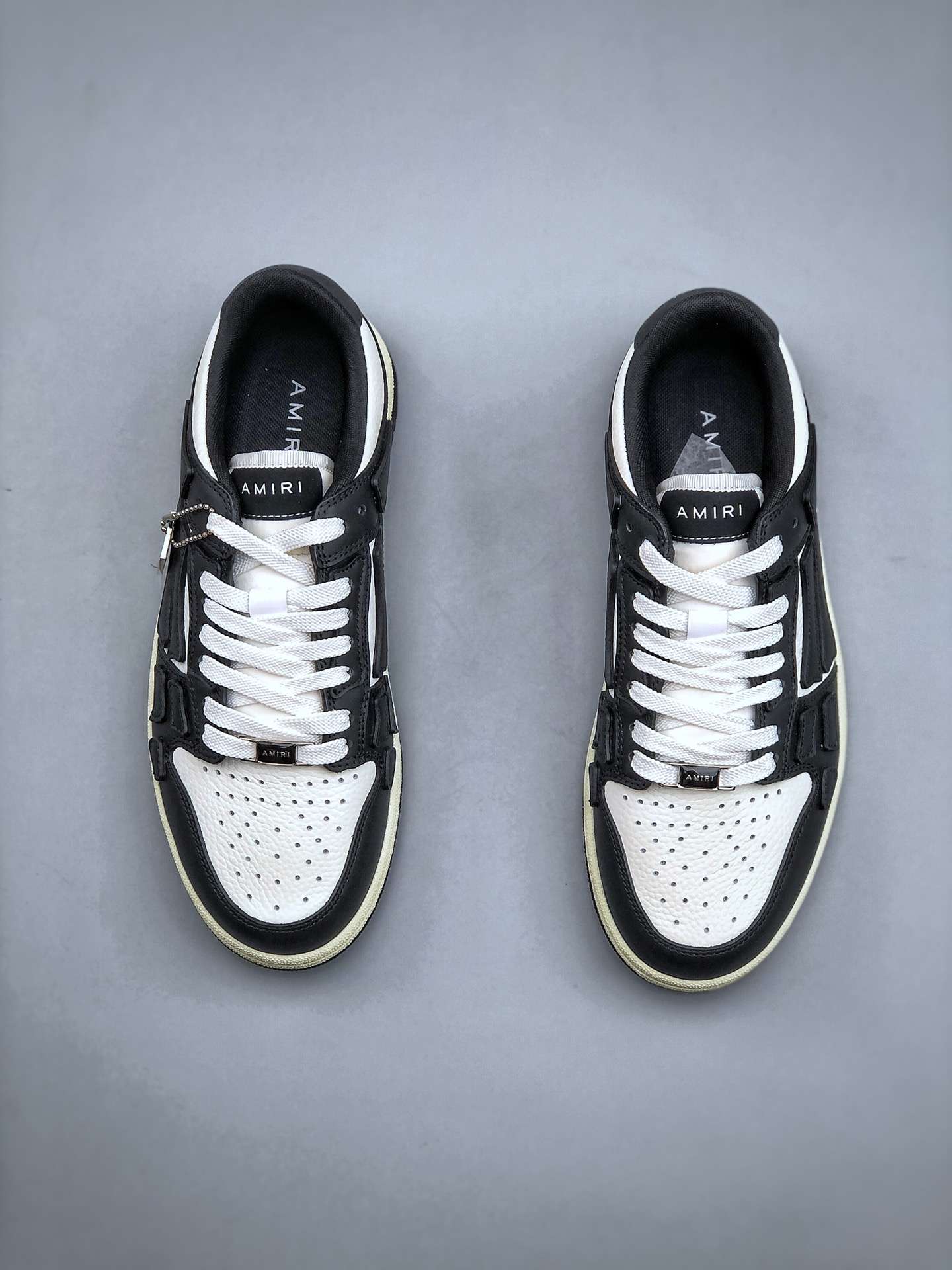 KICKWHO AMIRI Black Low Skel Top Sneaker - Image 5