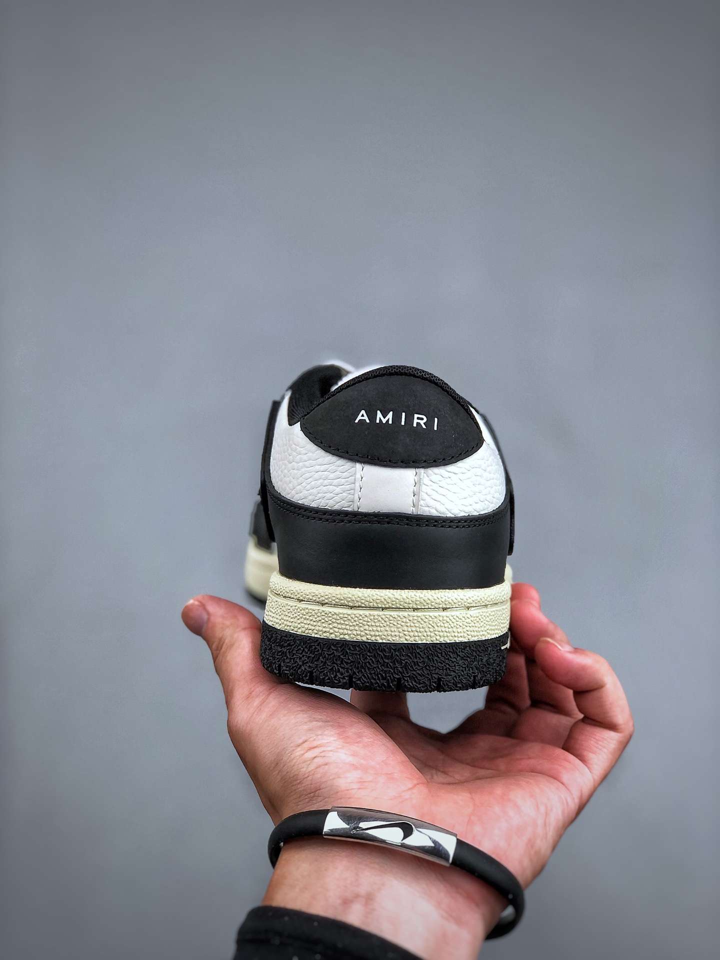 KICKWHO AMIRI Black Low Skel Top Sneaker - Image 7