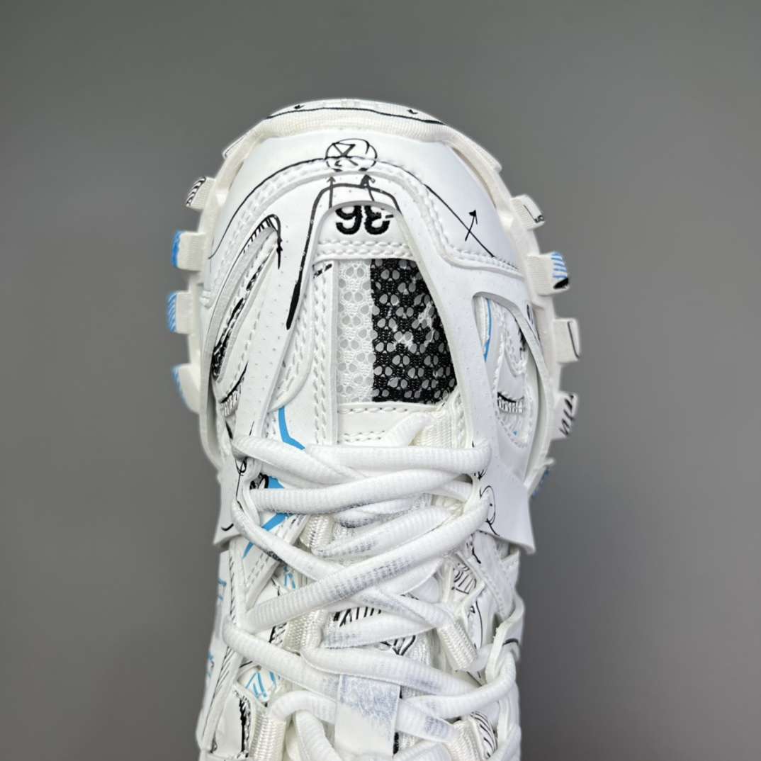 KICKWHO Balenciaga Graffiti Track Sneakers - Image 7