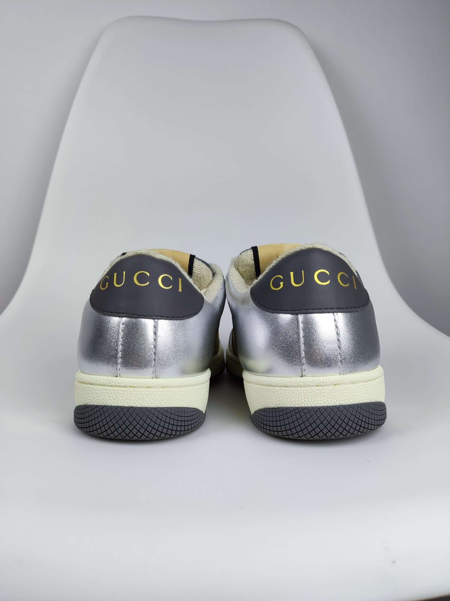 KICKWHO Gucci Wmns Screener 'Silver Gold' - Image 8