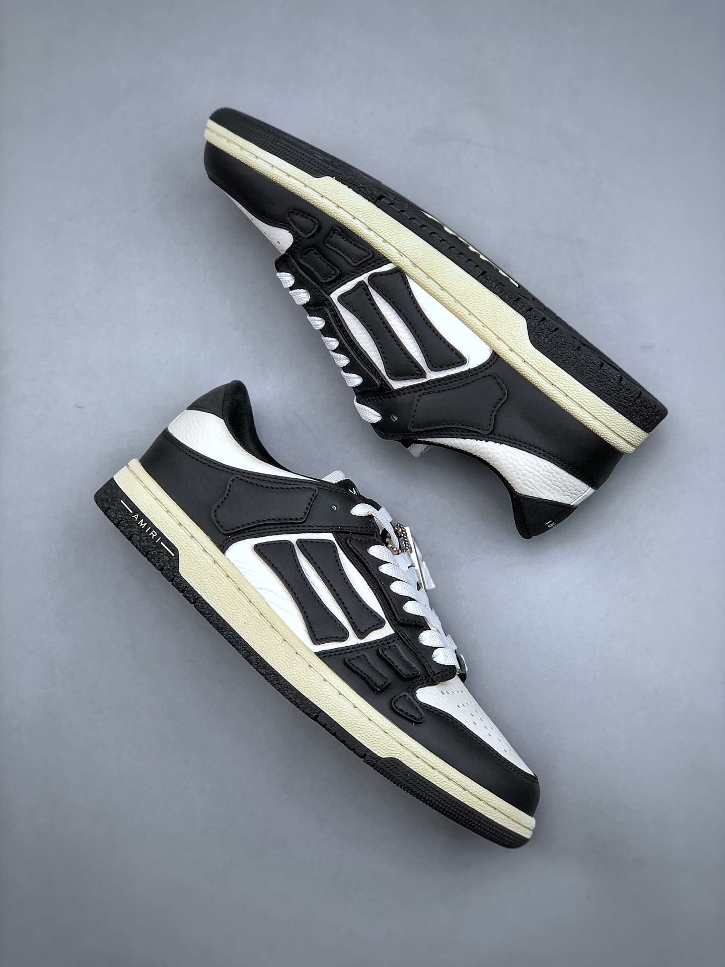 KICKWHO AMIRI Black Low Skel Top Sneaker - Image 9