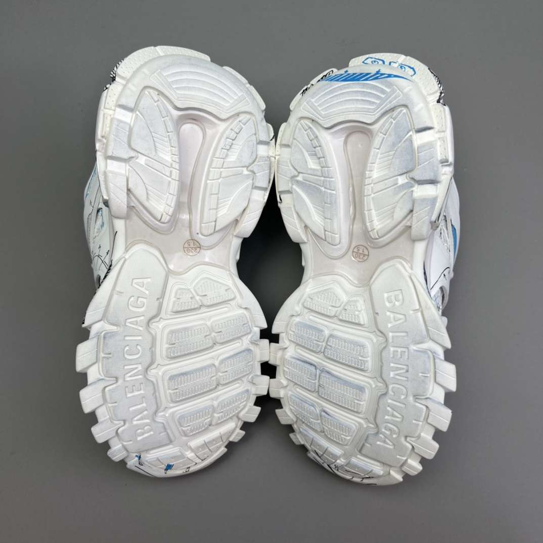 KICKWHO Balenciaga Graffiti Track Sneakers - Image 9