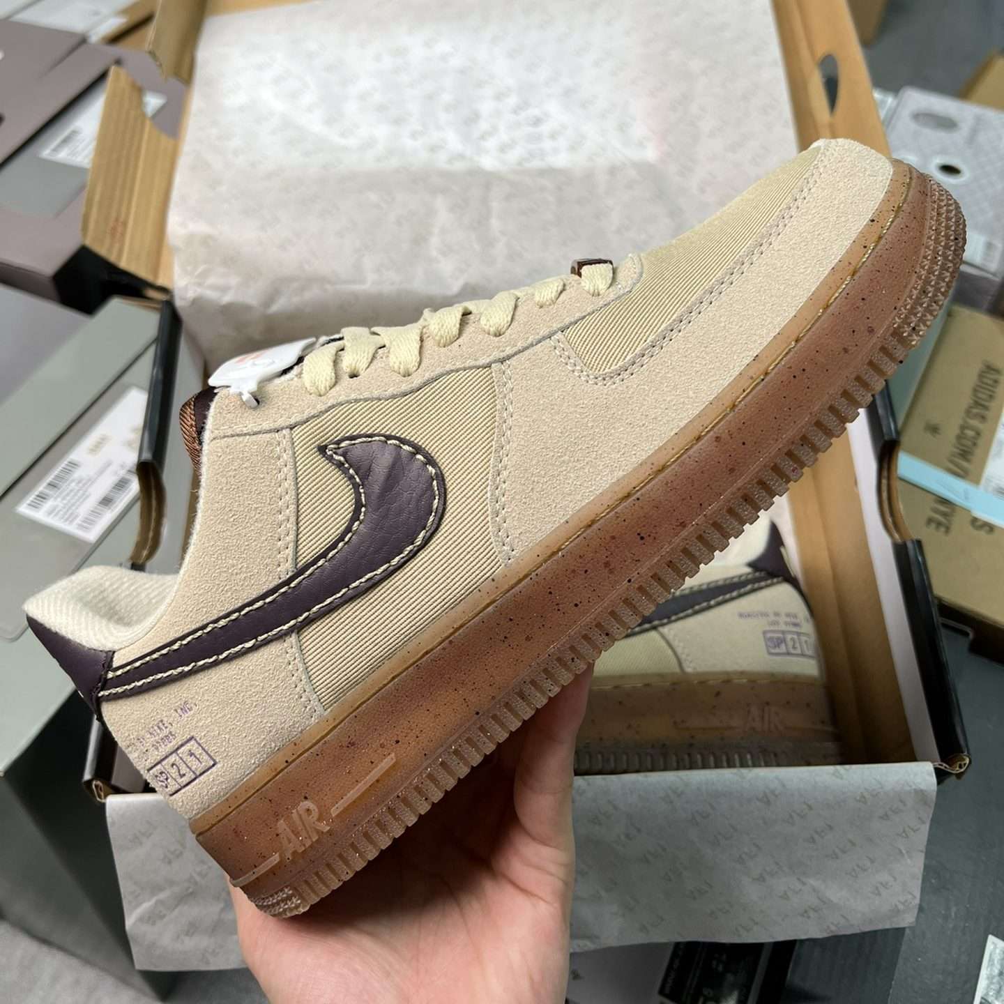 Kickswho Nike Air Force 1 Low Coffee DD5227-234