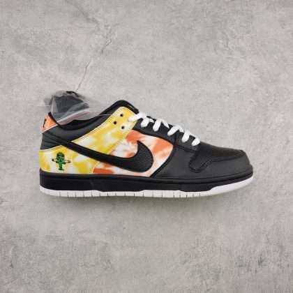 Kickswho Nike SB Dunk Low Raygun Tie-Dye Black