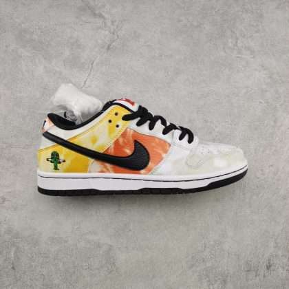 Kickswho Nike SB Dunk Low Raygun Tie-Dye White