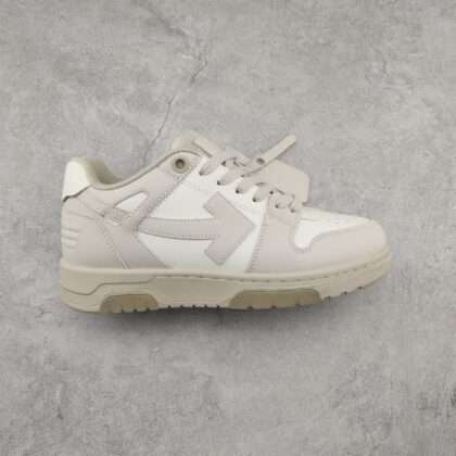 Kickswho  Off-White Out Of Office OOO Low Tops 'Light Grey White'