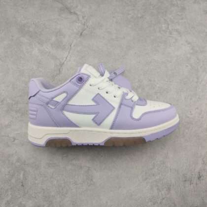 Kickswho  Off-White Out Of Office OOO Low Tops "White Lilac"