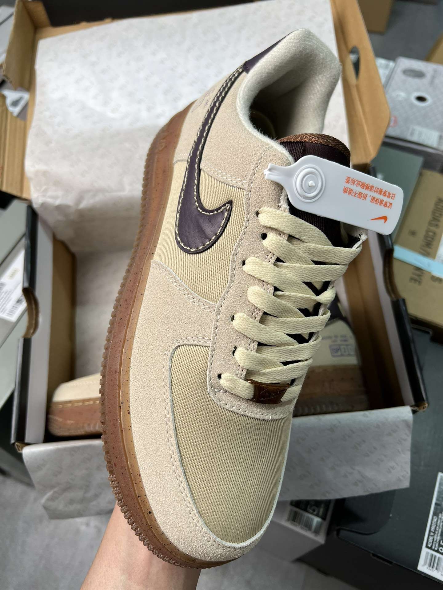 Kickswho Nike Air Force 1 Low Coffee DD5227-234 - Image 2
