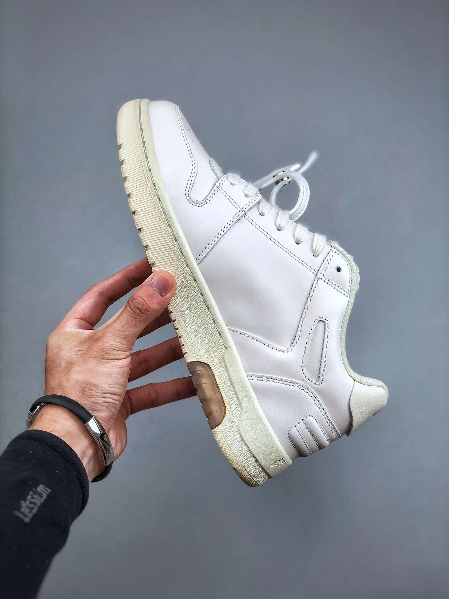 Kickswho Off-White Virgil Abloh Out Of Office Low-top Leather OFF-White "OOO" Sneakers - Image 2