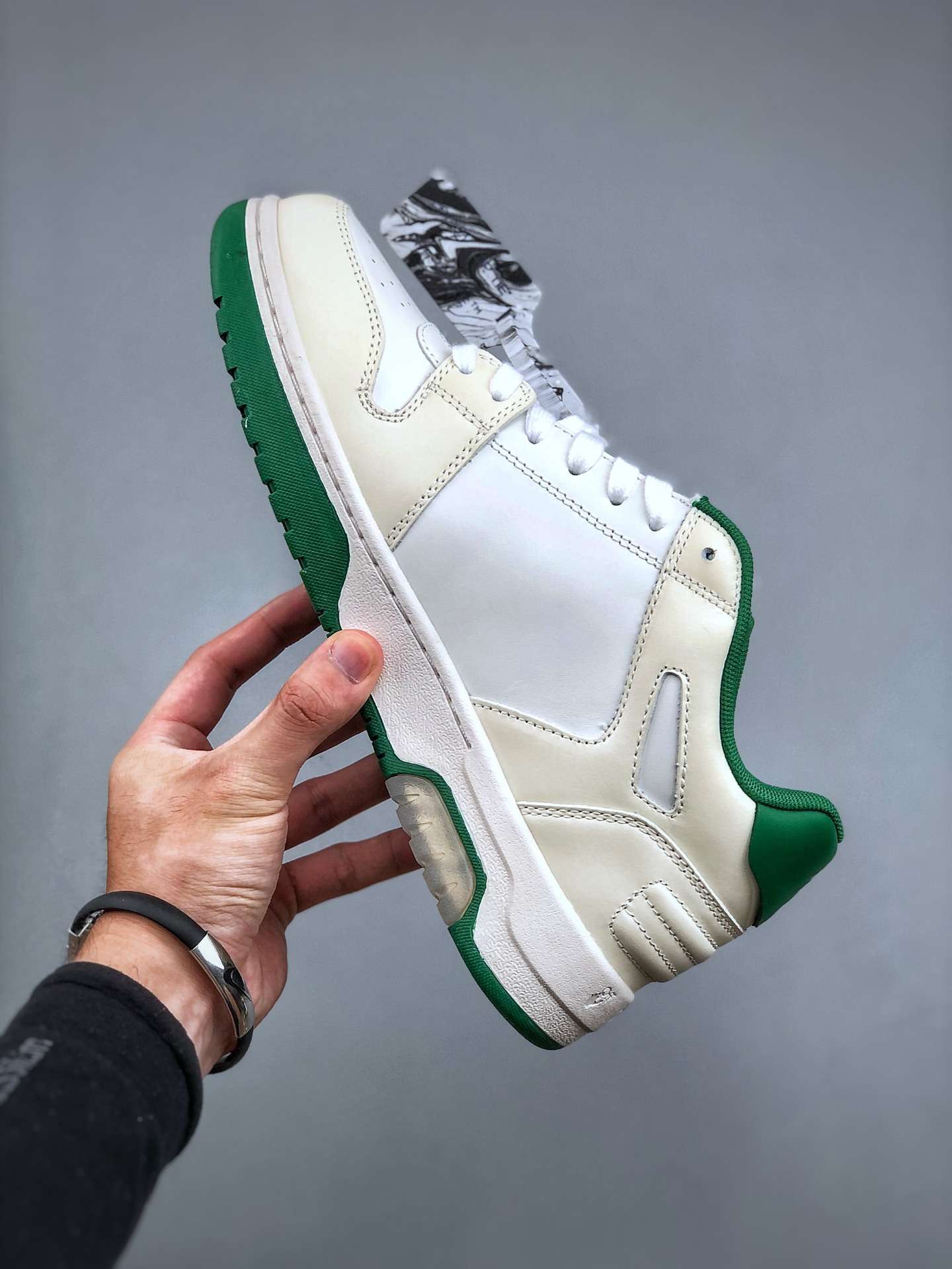 Kickswho Off-White Virgil Abloh Out Of Office Low-top Leather OFF-White "OOO" Sneakers - Image 2