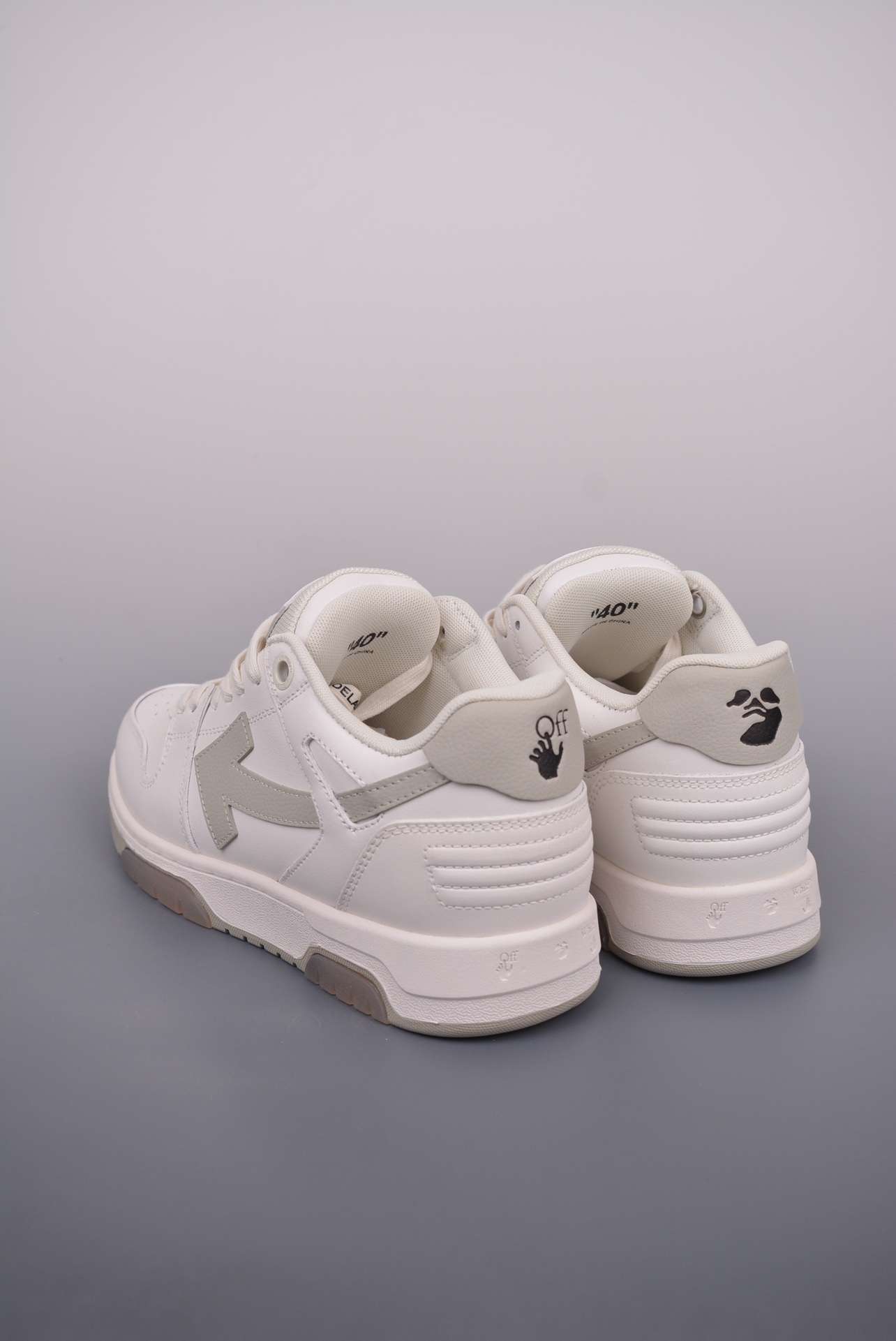 Kickswho Off-White Virgil Abloh Out Of Office Low-top Leather OFF-White "OOO" Sneakers - Image 2