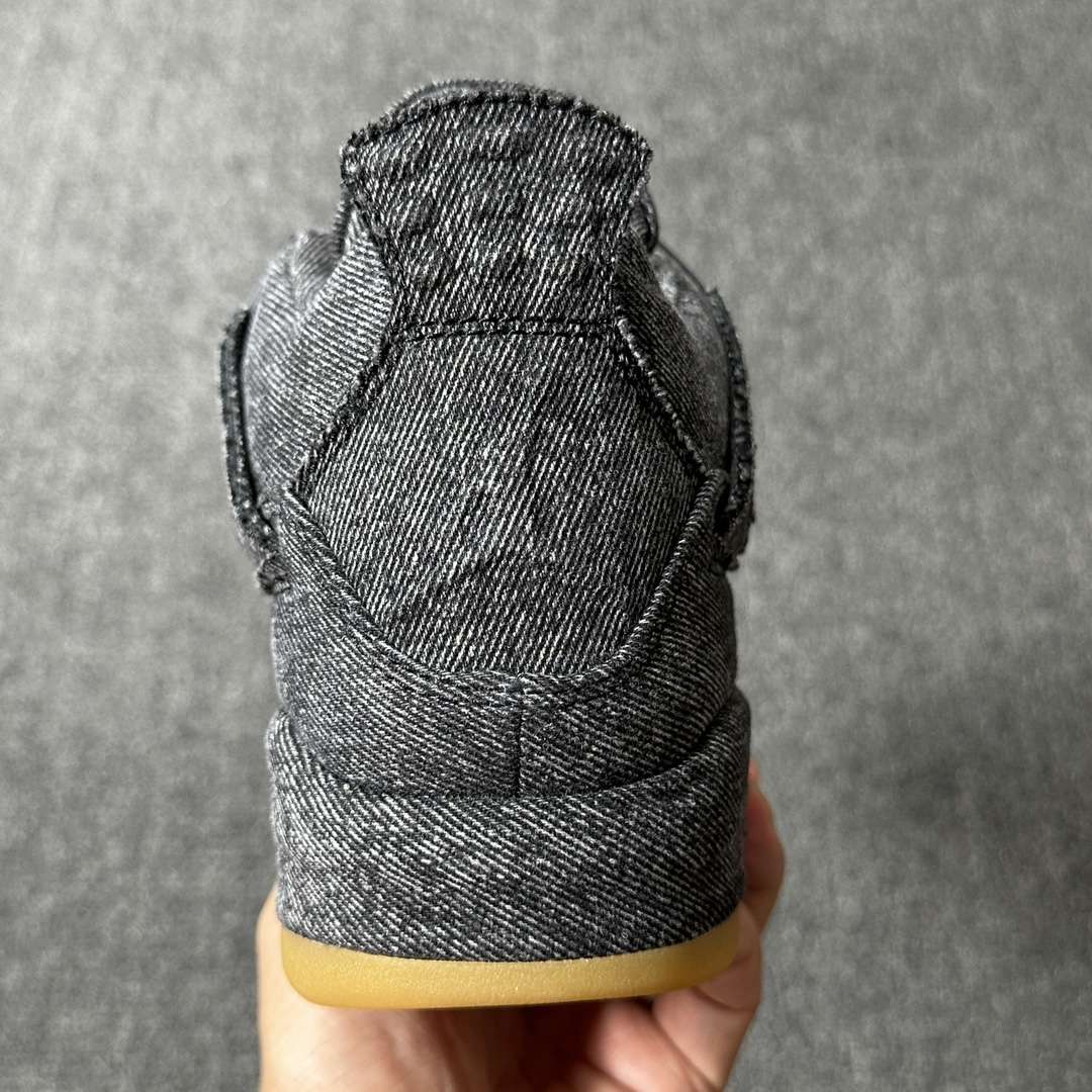 KICKWHO Air Jordan 4 Retro Levi's Black AO2571-001 - Image 2