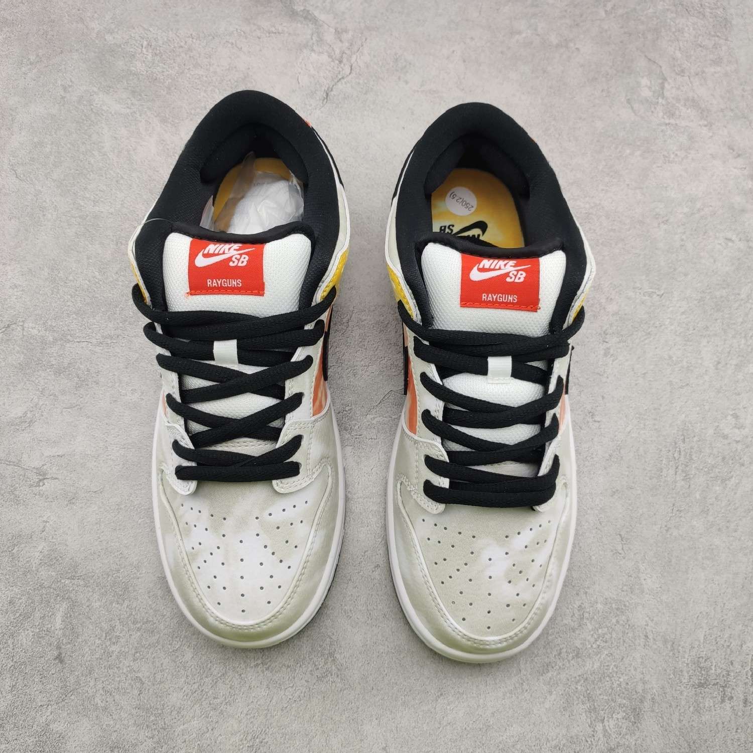 Kickswho Nike SB Dunk Low Raygun Tie-Dye White - Image 3