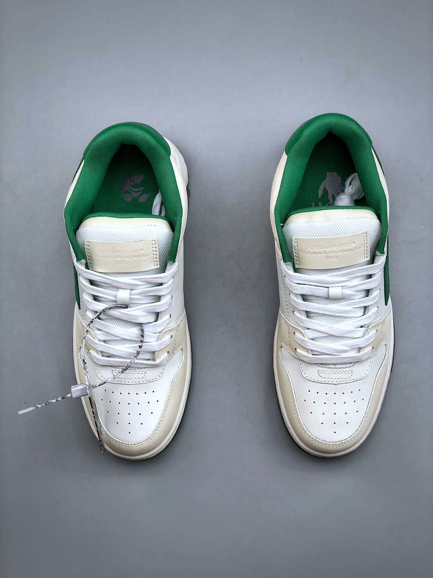 Kickswho Off-White Virgil Abloh Out Of Office Low-top Leather OFF-White "OOO" Sneakers - Image 4