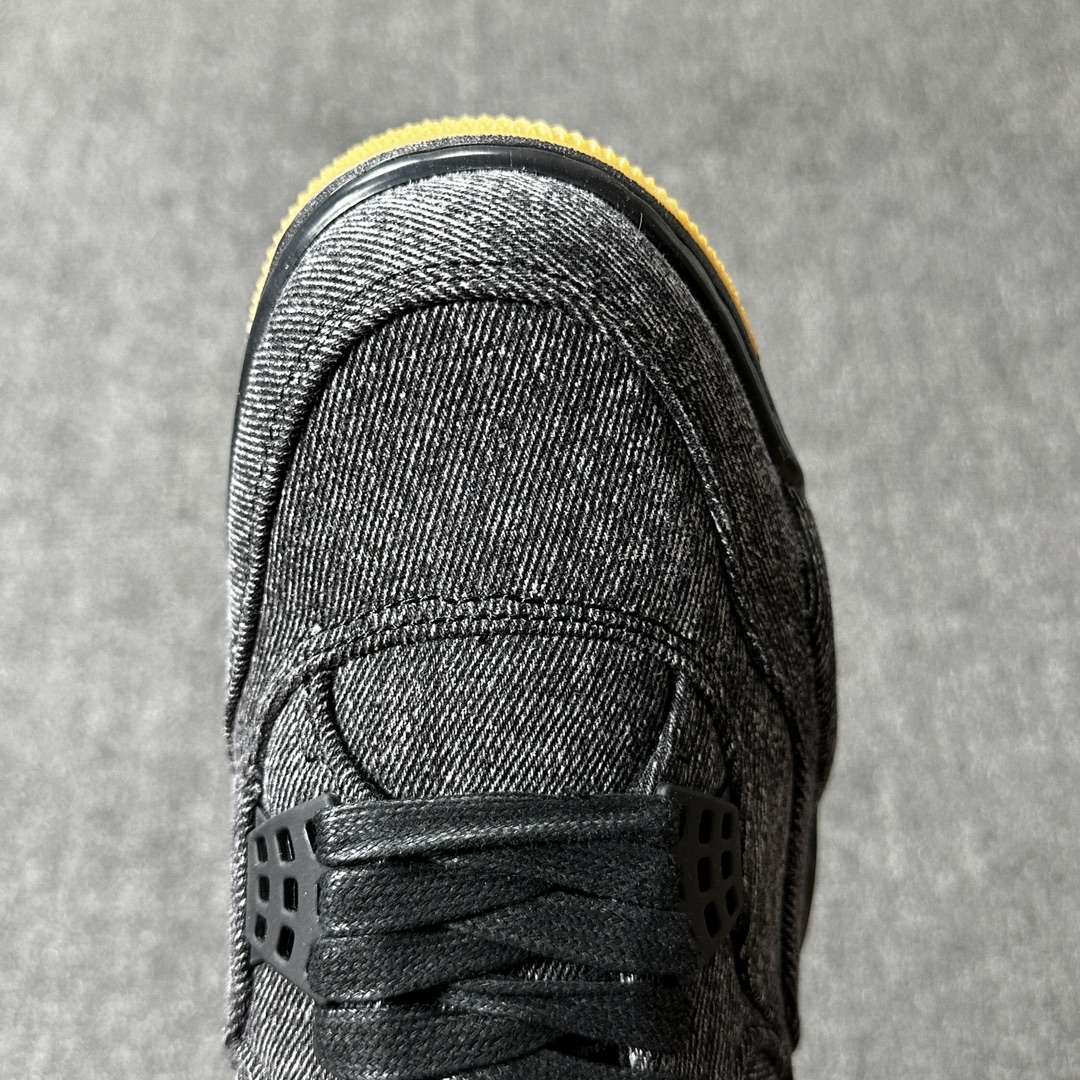 KICKWHO Air Jordan 4 Retro Levi's Black AO2571-001 - Image 4
