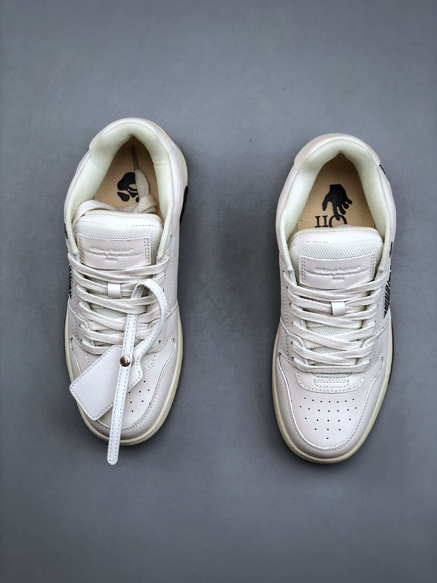 Kickswho Off-White Virgil Abloh Out Of Office Low-top Leather OFF-White "OOO" Sneakers - Image 5