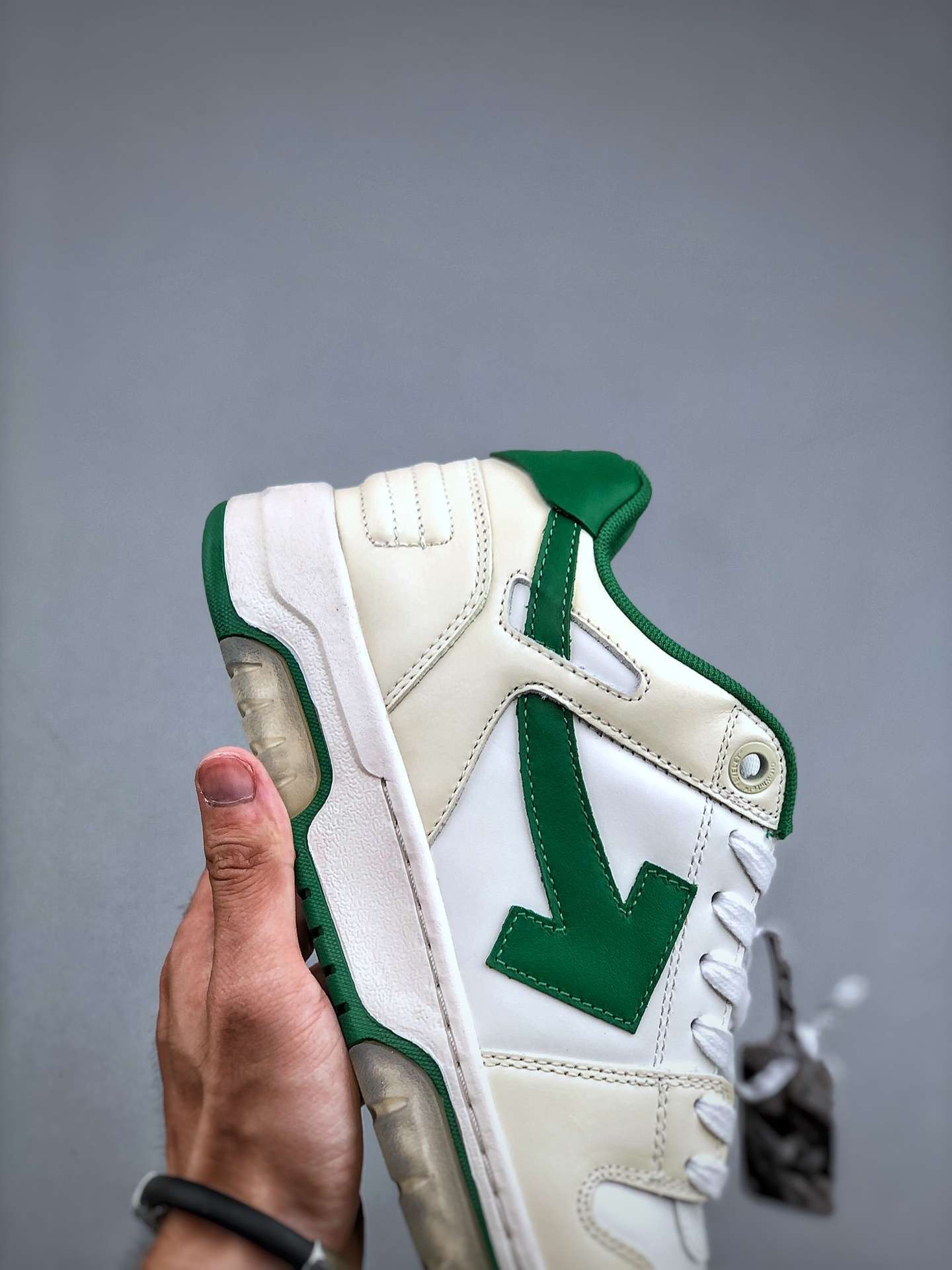 Kickswho Off-White Virgil Abloh Out Of Office Low-top Leather OFF-White "OOO" Sneakers - Image 5