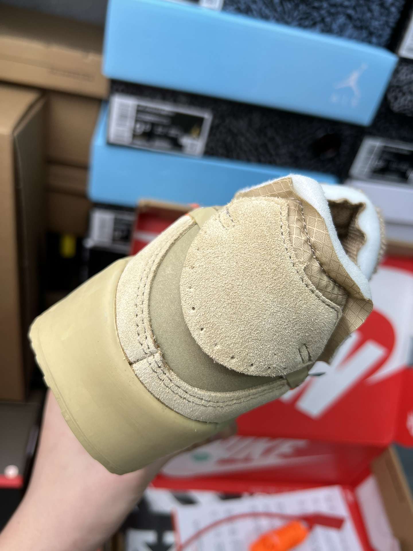 Kickswho Off-White x Air Max 90 'Desert Ore' AA7293 200 - Image 7