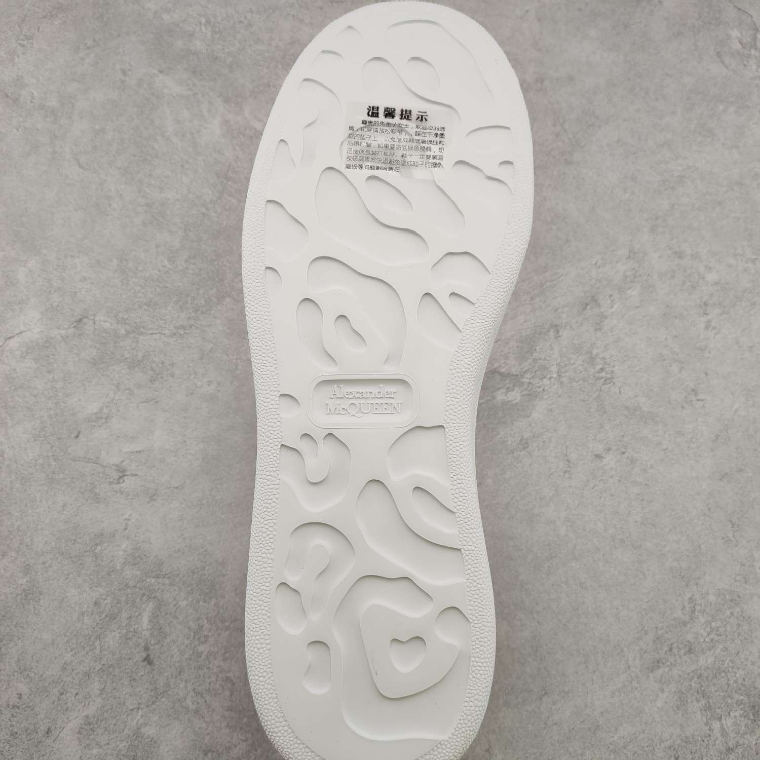 Kickswho Alexander McQueen Oversized Sneaker in White/Black - Image 9