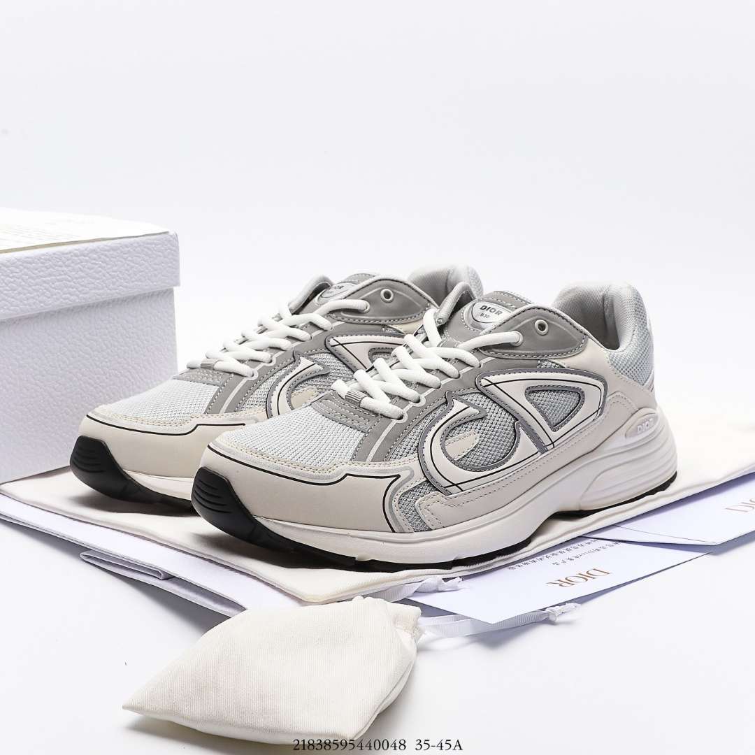 KICKWHO Dior B30 Sneakers Grey/White - Image 8