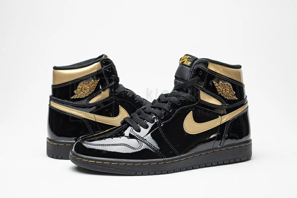 Jordan 1 Retro High Black Metallic Gold 2020 Godkiller - Image 5