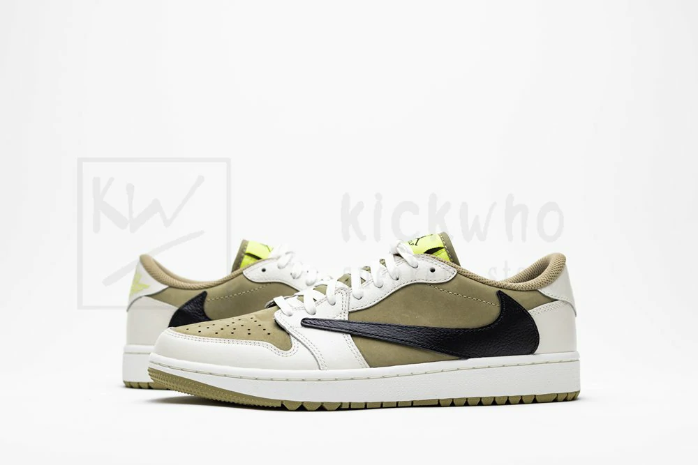 Godkiller Travis Scott x Air Jordan 1 Low Golf Neutral Olive - Image 4