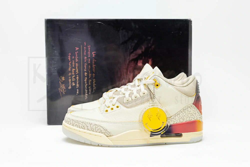 Godkiller J. Balvin x Air Jordan 3 Retro Medellín Sunset - Image 4