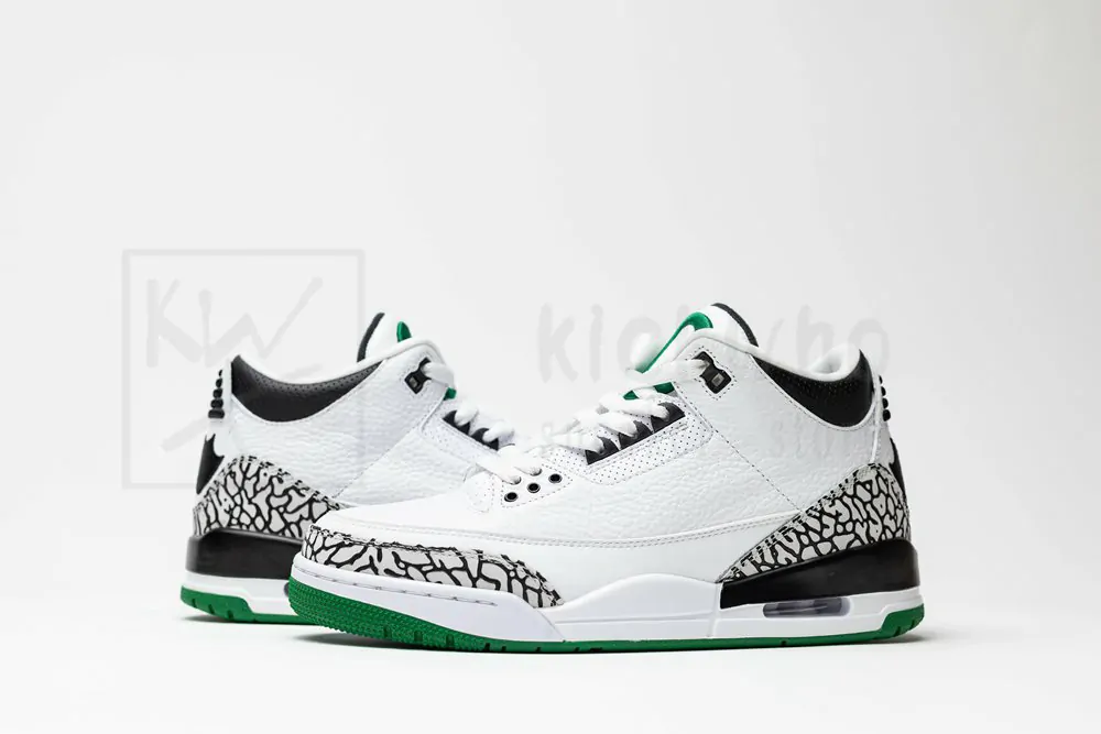 Air Jordan 3 Oregon Ducks Green - Image 4