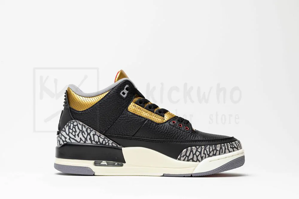 Jordan 3 RetroBlack Cement Gold - Image 2