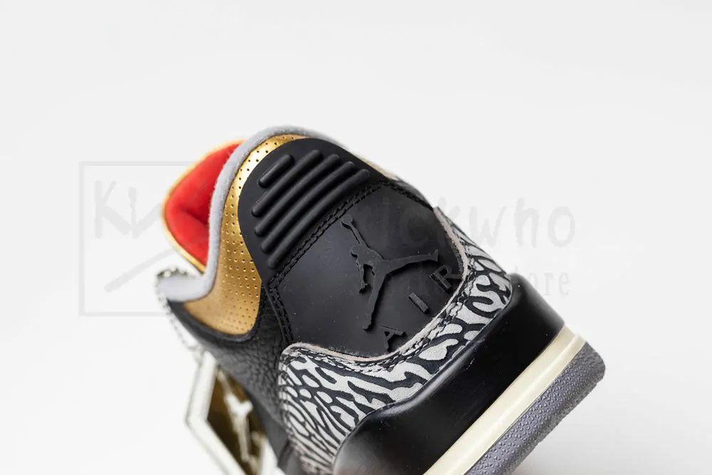 Jordan 3 RetroBlack Cement Gold - Image 9