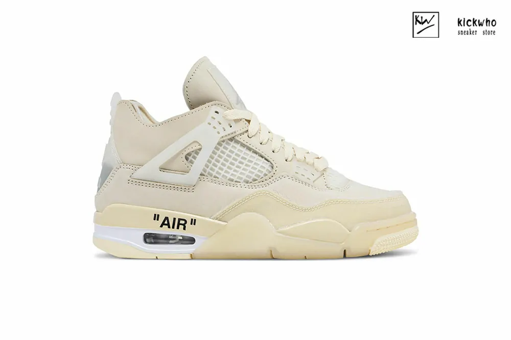 Godkiller Off-White x Wmns Air Jordan 4 'Sail' CV9388 100