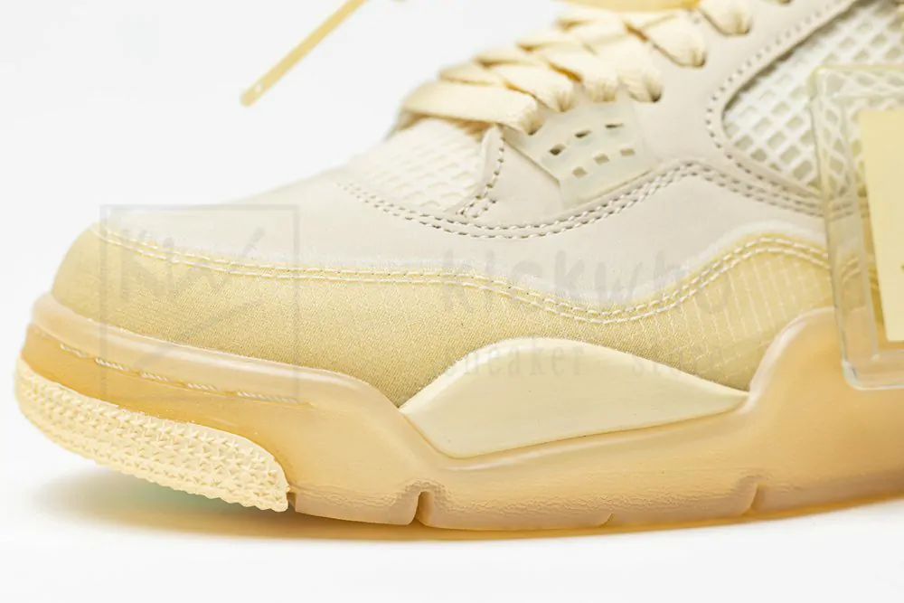 Godkiller Off-White x Wmns Air Jordan 4 'Sail' CV9388 100 - Image 7