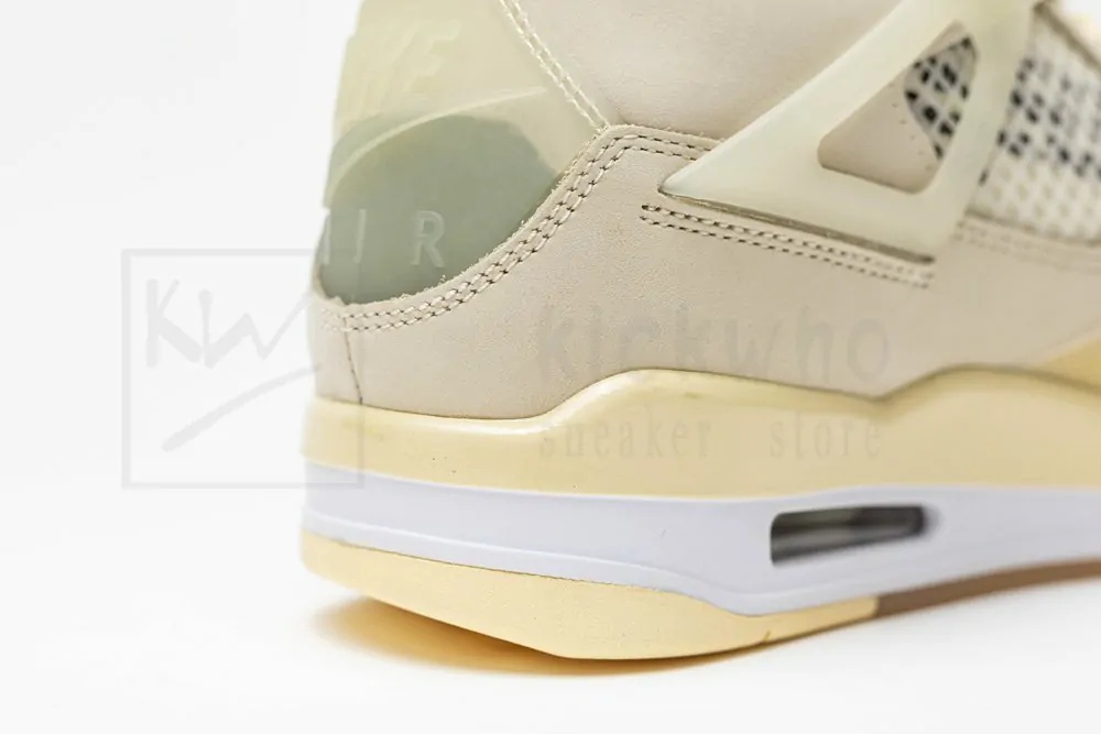 Godkiller Off-White x Wmns Air Jordan 4 'Sail' CV9388 100 - Image 8