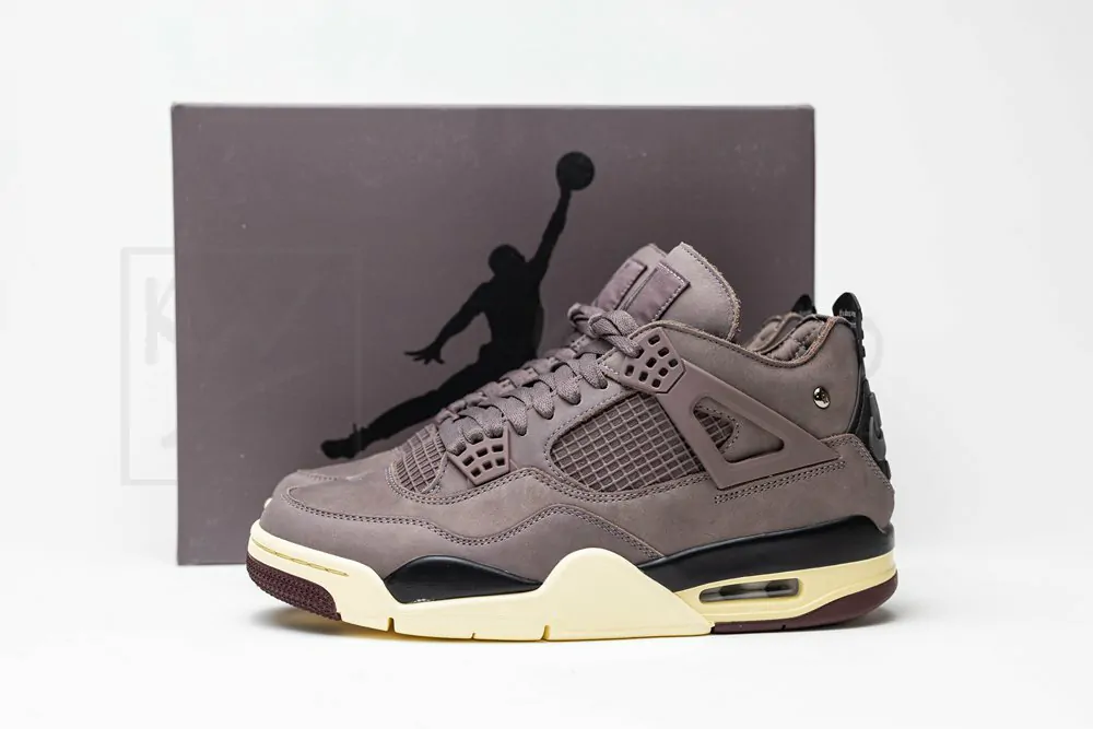 Godkiller A Ma Maniére x Air Jordan 4 Retro 'Violet Ore' - Image 4