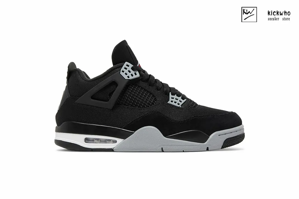 Godkiller Air Jordan 4 Retro Black Canvas
