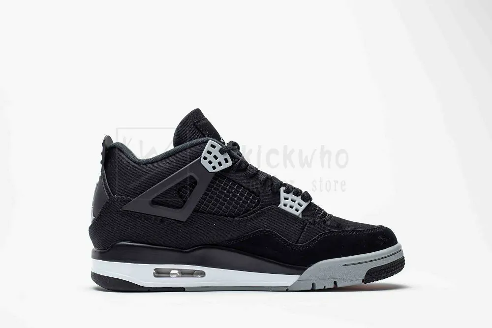 Godkiller Air Jordan 4 Retro Black Canvas - Image 2