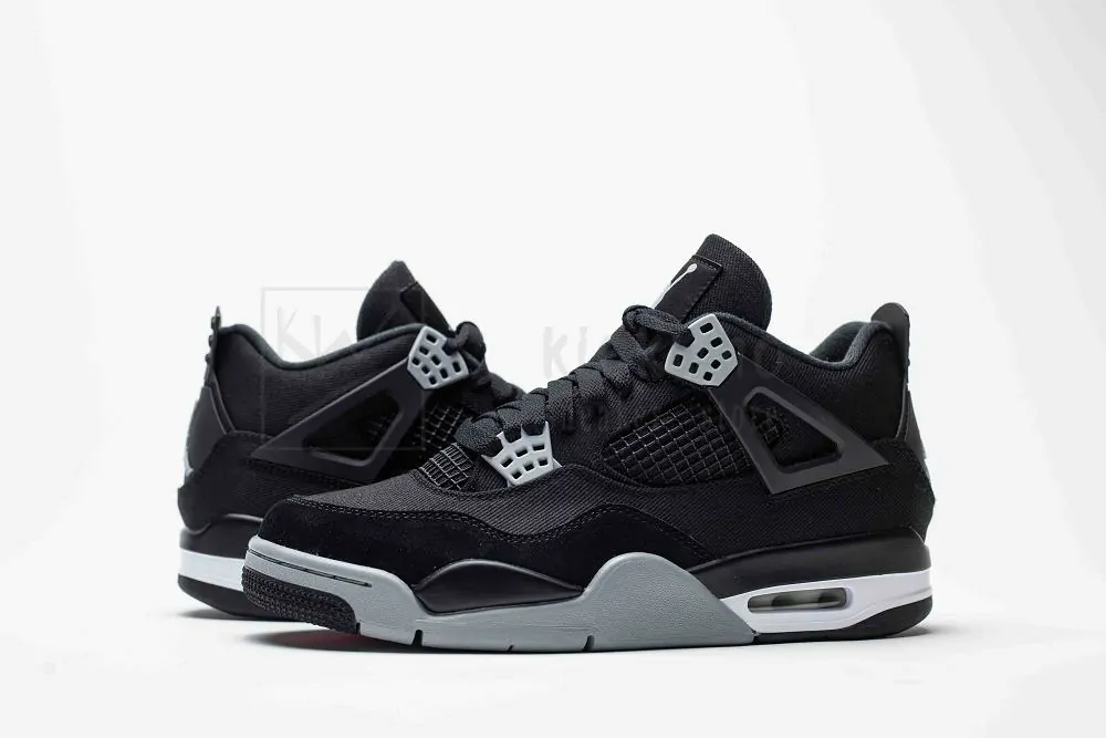 Godkiller Air Jordan 4 Retro Black Canvas - Image 5