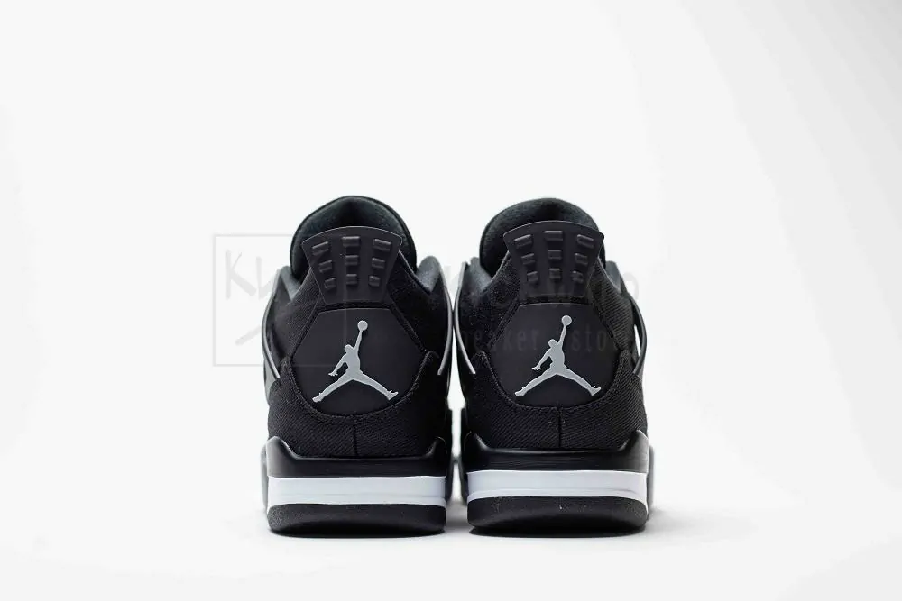 Godkiller Air Jordan 4 Retro Black Canvas - Image 6