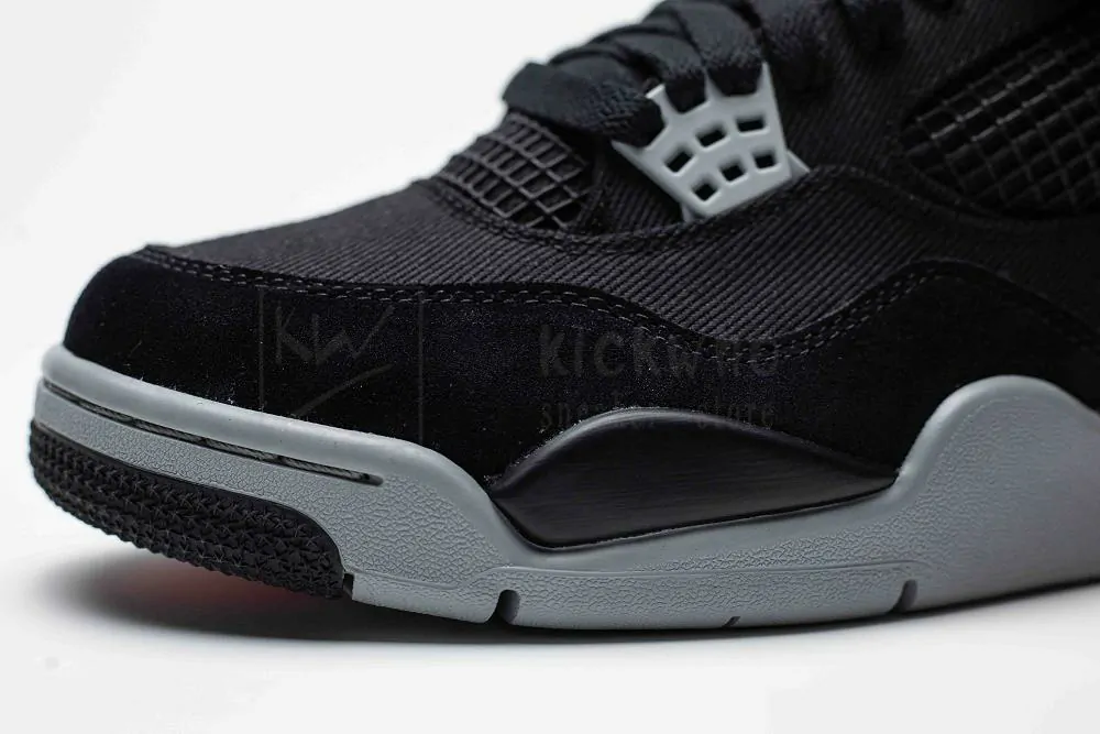 Godkiller Air Jordan 4 Retro Black Canvas - Image 7