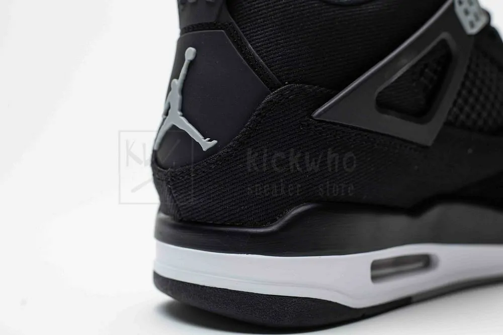 Godkiller Air Jordan 4 Retro Black Canvas - Image 8