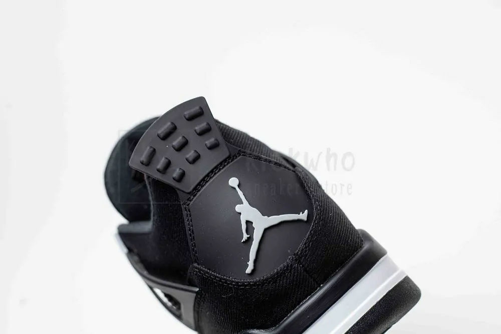 Godkiller Air Jordan 4 Retro Black Canvas - Image 10
